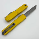Microtech Ultratech Gen IV Apocalyptic Full Serrated T/E w/ Yellow Handle 11234-12APYW