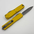 Microtech Ultratech Gen IV D/E Apocalyptic Standard w/ Yellow Handle 11224-10APYW