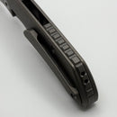Custom Knife Factory Rotten Design EVO 1.1 Lanyard Milled Backspacer - Stonewash Finish