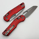 Microtech Knives MSI RAM LOK Red Aluminum & Apocalyptic M390MK 210-10APRD