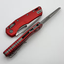 Microtech Knives MSI RAM LOK Red Aluminum & Apocalyptic M390MK 210-10APRD