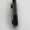 Custom Knife Factory Rotten Design EVO 1.1 Lanyard Milled Backspacer - Blackwash Finish