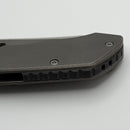 Custom Knife Factory Rotten Design EVO 1.1 Lanyard Milled Backspacer - Blackwash Finish