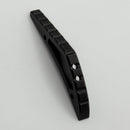 Custom Knife Factory Rotten Design EVO 1.1 Lanyard Milled Backspacer - Blackwash Finish