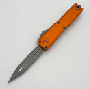 Microtech UTX-70 Gen IV w/ Orange Handle & D/E Apocalyptic M390MK 11474-10APOR
