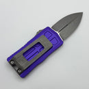 Microtech Exocet II w/ Purple Aluminum Handle & Apocalyptic D/E M390MK 1157-10APPU