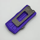 Microtech Exocet II w/ Purple Aluminum Handle & Apocalyptic D/E M390MK 1157-10APPU