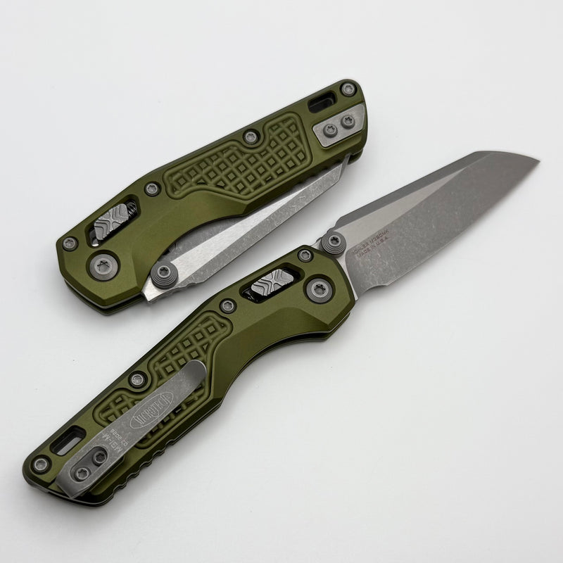 Microtech MSI RAM LOK Mini OD Green Frag Aluminum Handles w/ Apocalypt