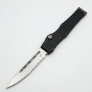 Pre-Owned Marfione Select Halo III Black Handle w/ Stonewashed Part-Serrated Clip Point M390MK 1250-11MS1