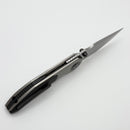 Poikilo Blade Christensen Knifeworks Casque Titanium Handles w/ Black Ti Inlays & Pearlescent M398