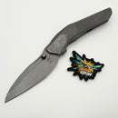 Poikilo Blade VK-Odon S2 Titanium Handles w/ Crystal Ti Accents & Dark Stonewash M398