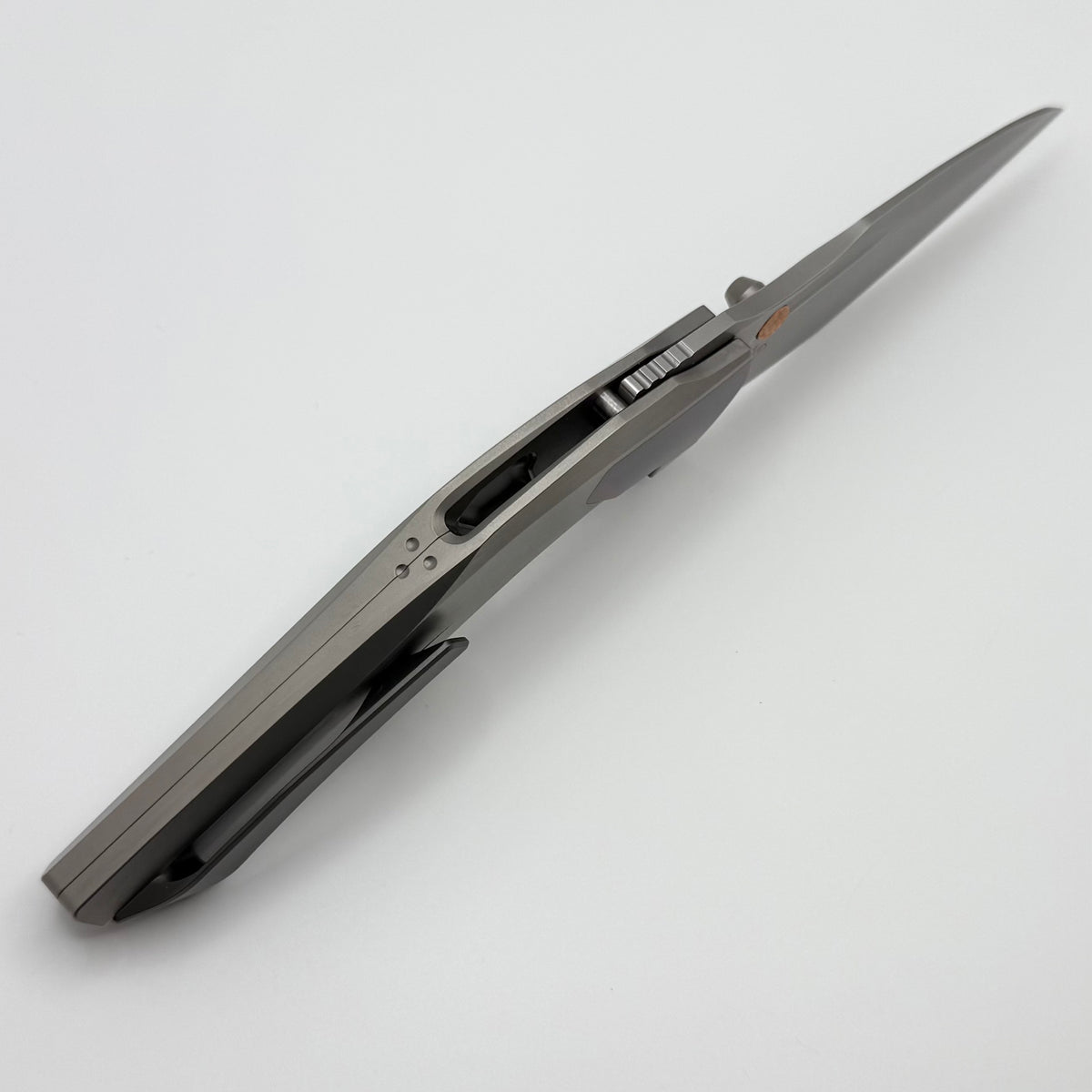 Poikilo Blade VK-Odon S1 Titanium Handles w/ Zirc Accents & Pearlescen