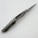 Poikilo Blade VK-Odon S1 Titanium Handles w/ Zirc Accents & Pearlescent Stonewash M398