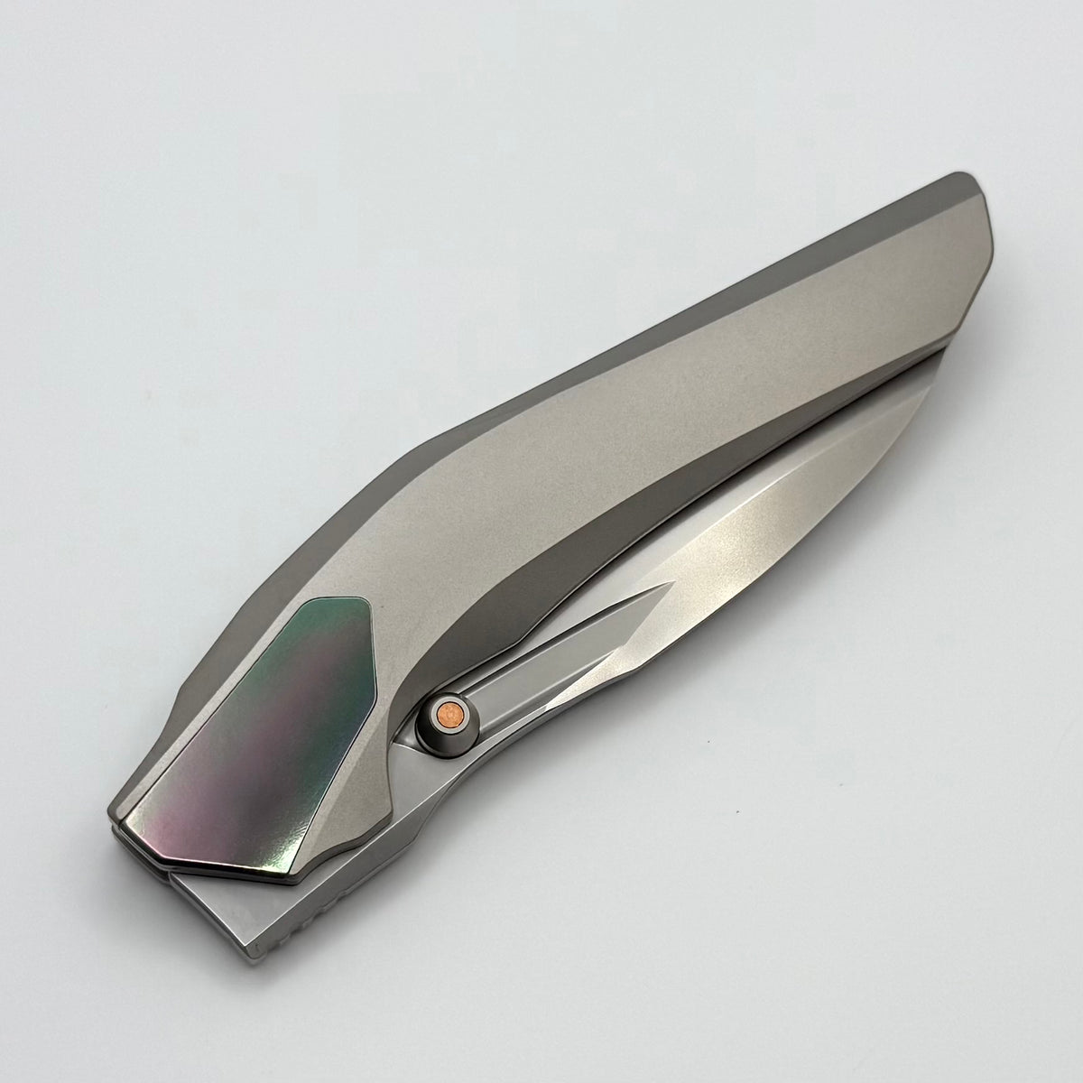 Poikilo Blade VK-Odon S1 Titanium Handles w/ Zirc Accents & Pearlescen