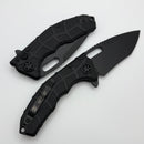 Heretic Knives Martyr Black Polymer Handles w/ 3.5" Black Recurve MagnaCut H056-4A-T