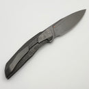 Poikilo Blade VK-Flow S2 Titanium Handles w/ Crystal Ti Accents & Dark Stonewash M398