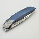 Poikilo Blade VK-Flow S1 Titanium Handles w/ Crystal Ti Accents & Pearlescent Stonewash M398