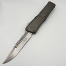 Pre-Owned Microtech Knives Combat Troodon Gen III Interceptor Stonewash Natural Clear Signature Series 1217-10NCS