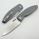 TRM Atom w/ Denim Micarta 3D Contoured Lizard Skin Handles & MagnaCut