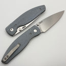 TRM Atom w/ Denim Micarta 3D Contoured Lizard Skin Handles & MagnaCut