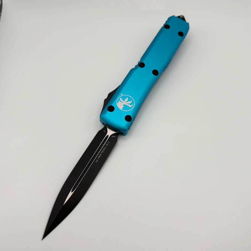 Pre-Owned Microtech Ultratech D/E Turquoise Standard 122-1TQ