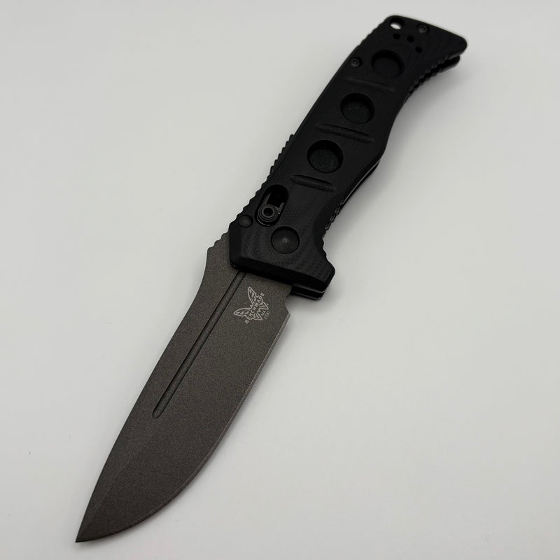 Pre-Owned Benchmade Mini Auto Adamas Black G-10 & Cruwear 2730GY-1