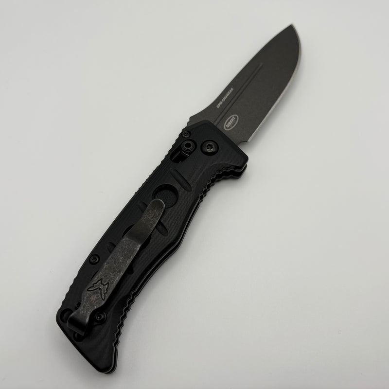 Pre-Owned Benchmade Mini Auto Adamas Black G-10 & Cruwear 2730GY-1