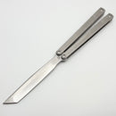 MachineWise Balisong w/ Serif Titanium Handles & Opus S35VN Blade