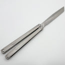MachineWise Balisong w/ Serif Titanium Handles & Opus S35VN Blade