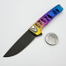 MachineWise Sonora Skeleton Titanium Integral Handle w/ Raw Ti Bolster & Matte DLC S90V