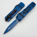 Microtech UTX-85 Gen IV Blue Crayon Handle w/ D/E M390MK Signature Series 12324-1BLAYS