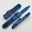 Microtech UTX-85 Gen IV Blue Crayon Handle w/ D/E M390MK Signature Series 12324-1BLAYS