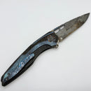 Custom Knife Factory Sukhoi-4 Titanium & Milled Carbon Fiber One Off