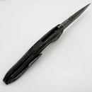 Custom Knife Factory Sukhoi-4 Titanium & Milled Carbon Fiber One Off