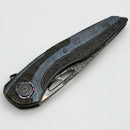 Custom Knife Factory Sukhoi-4 Titanium & Milled Carbon Fiber One Off