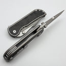 Mechforce Knives Alphahunter Collab Apocalypse w/ Black Dunes Fat Carbon Inlaid Titanium Handles & MagnaCut