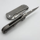 Mechforce Knives Alphahunter Collab Apocalypse Milled Titanium Handles & MagnaCut