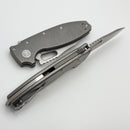 Demko Knives Shark-A-Tac Smooth Titanium Handles w/ Spike Breaker & MagnaCut