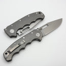 Demko Knives MG AD20S w/ Smooth Titanium Handles & Clip Point MagnaCut