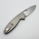 Demko Knives Shark-A-Tac Smooth Titanium Handles w/ Soft Touch Breaker & Two-Tone Raw MagnaCut