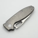 Demko Knives Shark-A-Tac Smooth Titanium Handles w/ Soft Touch Breaker & Two-Tone Raw MagnaCut