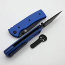 Chaves Knives Redencion 229 w/ Blue G-10 Handles & Black Tanto Elmax - Blue Label