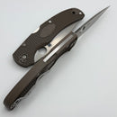 Spyderco Native Chief Lightweight Brown FRN Handles & CPM-15V Sprint Run C244PBN15V