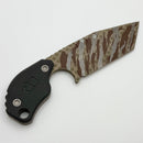 Blackside Customs - Strider Knives SLCC Tanto w/ Black G-10 Handles & Foil Camo MagnaCut