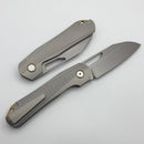 Remette & Divo Bender w/ Milled Titanium Stonewash Handle w/ 3.15" Stonewash Vanax DIVORT1D