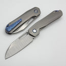 Remette & Divo Bender w/ Milled Titanium Stonewash Handle w/ 3.15" Satin Vanax DIVORT1C