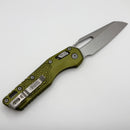 Microtech Knives MSI RAM LOK OD Green Frag Aluminum & Stonewash M390MK 210-10FROD