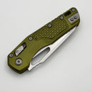 Microtech Knives MSI RAM LOK OD Green Frag Aluminum & Stonewash M390MK 210-10FROD