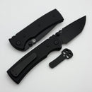 Chaves Knives Redencion 229 w/ Black G-10 Handles & Black Tanto Elmax - Blue Label