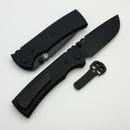 Chaves Knives Redencion 229 w/ Black G-10 Handles & Black Drop Point Elmax - Blue Label